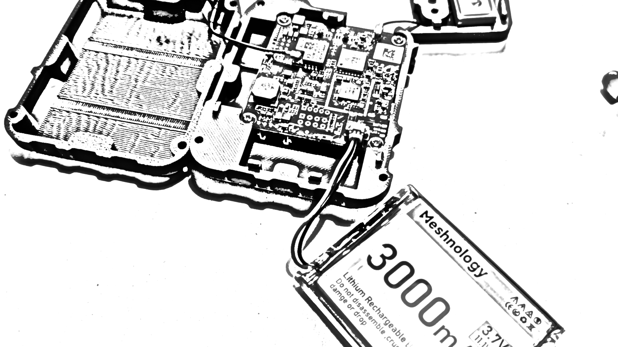 Bausatz eines Meshcore-Trackers