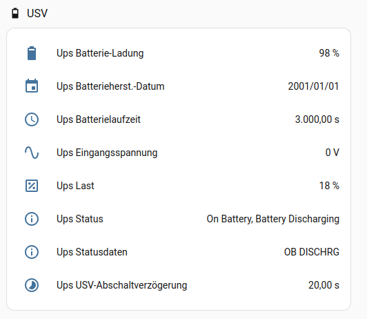 HomeAssistant NUT-Client